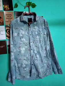 Trendy Floral Print Shirt