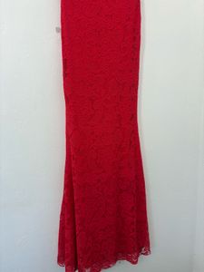 Sexy Red Lace Gown