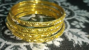 Golden Bangle Set