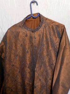 Elegant Rust Brown Kurta