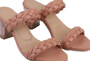 Braided Strap Heel Sandals