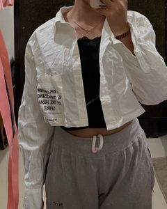 Crop White Shirt