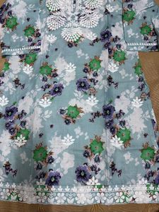 Floral Print Kurta