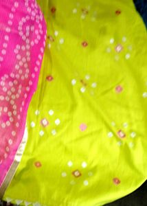 Kurthi Set Parrot Green Kurth Pink Dhuppatta 💖💖