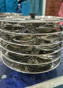 Steel Idly Cooker Pot