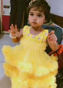 Yellow Baby Frock