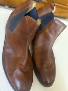Brown pure Leather Boots