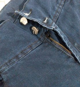 Navy Blue Jeans For Girls+ Random Gift😍🫶🏻