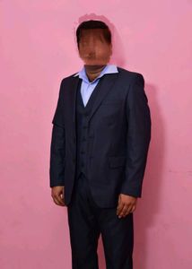 Navy Blue Suit Vest