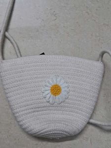 White Beachy Sling Bag