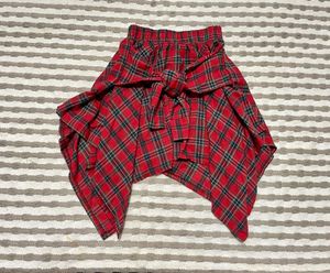 Red Plaid Skirt