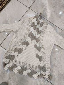 Crochet Knit Cardigan