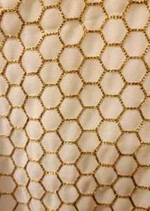 Elegant White &amp; Gold Top