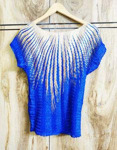 Golden & Blue Colour Top Size-32-34