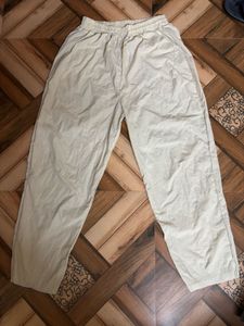 Beige Casual Pants