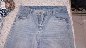 Wide Leg Denim Jeans