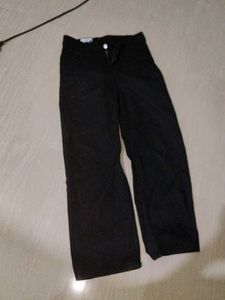 Flared Jet Black Jeans