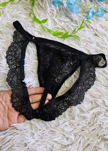 Black Lace Cheeky Panties