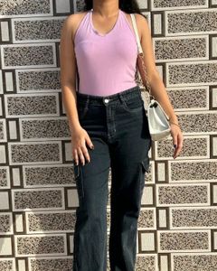 Lilac Halter Top