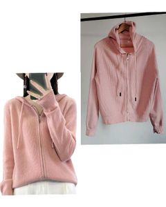 Pink Hoodie Zip-Up
