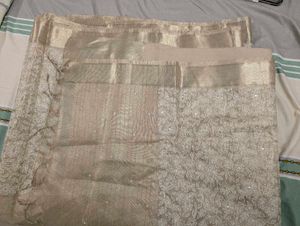 Dhakai Kora Silk Embroidered Saree