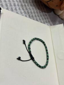 Green&amp;Black Beads Adjustable Daily wear Bracelet