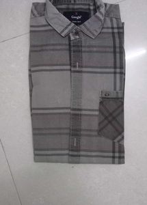 GOOGLE GREY CHECKS SHIRT