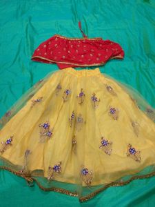 Cute Kids Lehenga Choli Set