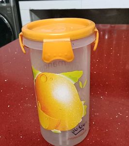 Lunch Box And A Juice Bottle