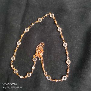 Elegant Rose Gold Necklace