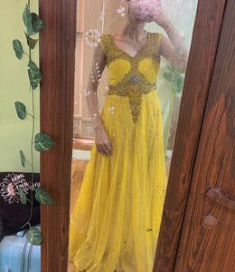 ETHNIC EYE CATCHING VIBRANT YELLOW GOWN
