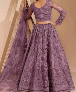 Designer Embroidered Ethnic Chain Work Lehenga cho