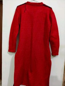 Red Floral Tunic Top