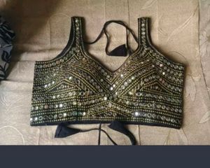 Black Mirrorwork Blouse✨✨✨