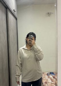 Beige Basic Tunic