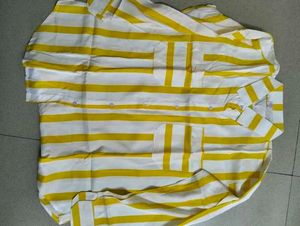 Striped Button-Down Shirt