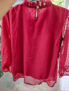Rust Ruffle top