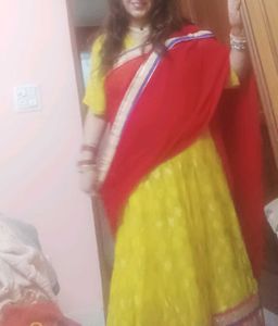 Beautiful Lehnga Cum Saree