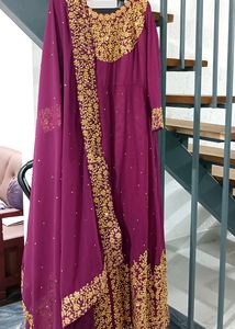 Beautiful Gown For Women With Dupatta
