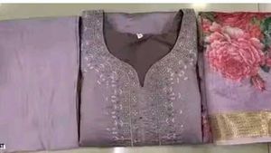 Lavender Embroidered Salwar Kameez