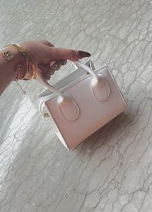 Mini White Kelly Type Bag Dupe