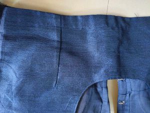 Elegant Navy Blue Blouse