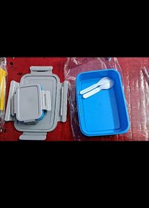 Combo Of 2 Plastic Lunch Boxes