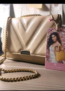 Lino Perros Beige Quilted Handbag