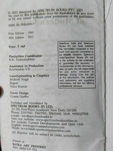 Modern India History Book