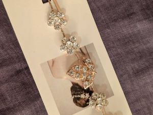 Rose Gold Floral Hair Accessory