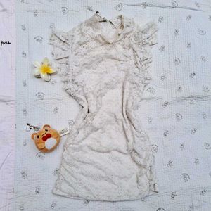 Lace Y2k Fitted Printeresty Top