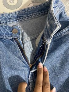 Wide Leg Denim Jeans