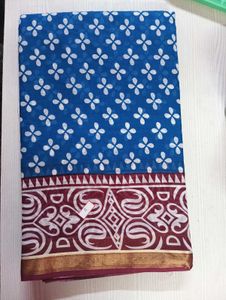 Buy 2 New Cotton Saree Without Blouse