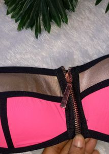 Sparkly Golden And Pink Combination Bikini